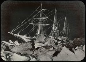 Image of Ship In Ice of Melville Bay, Negative